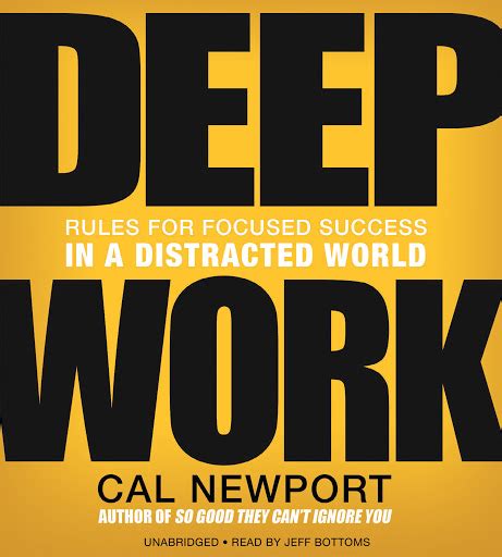 Deep work by cal newport